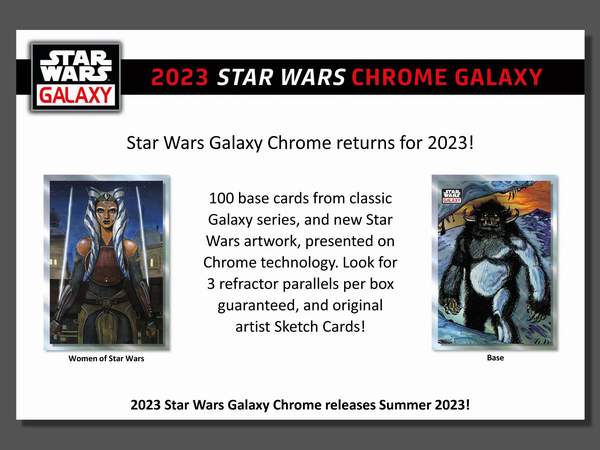 Star Wars Chrome Galaxy 2023